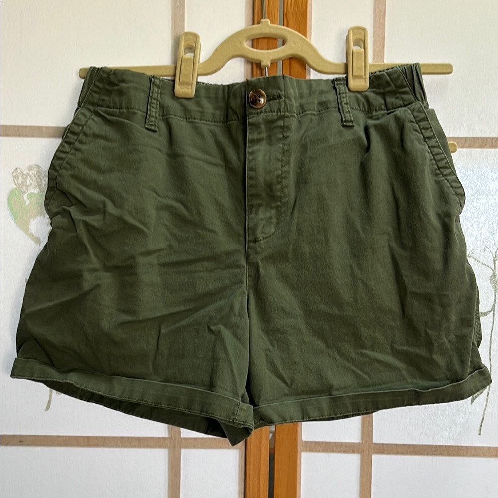 Old Navy Dark Green Women's Cargo Shorts, OG Chino
